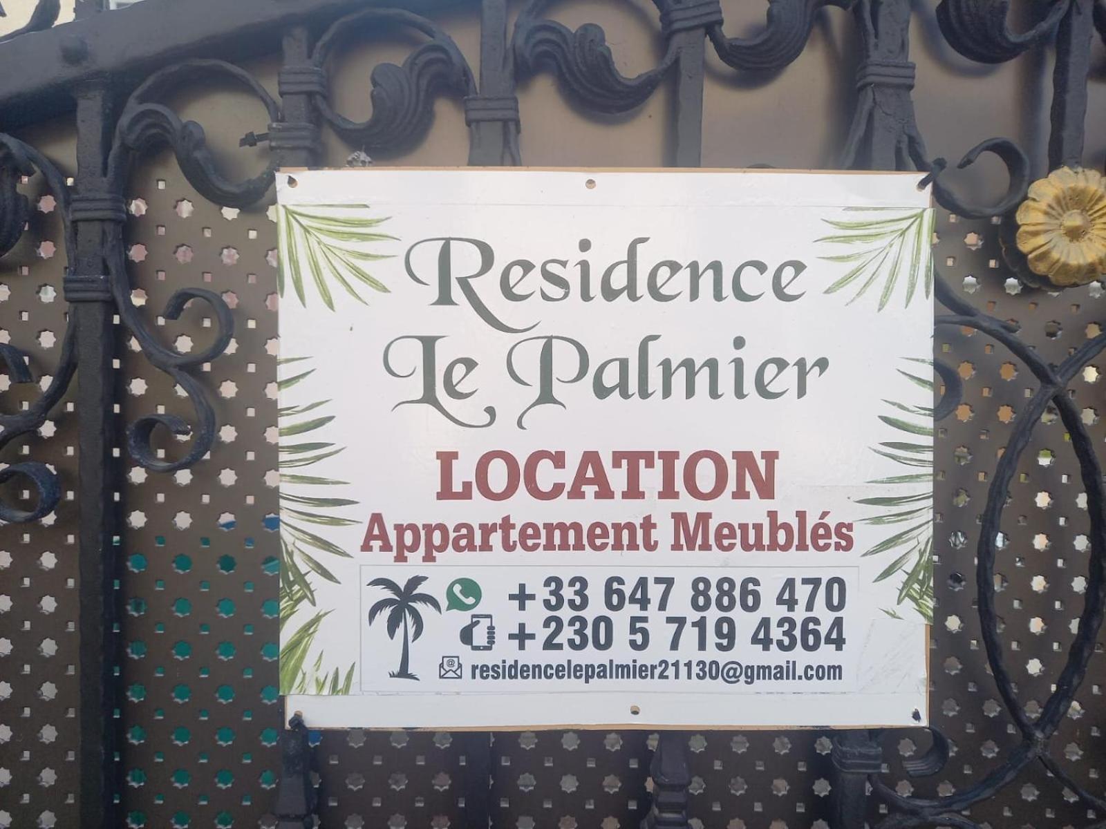 Residence Le Palmier Mont-Choisy Exterior photo